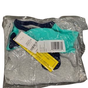 NWT Carters boys colorblock footie pajamas